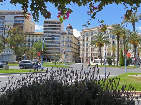 Canalejas Park, Alicante Spain